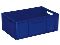 Euronorm Stapelkrat Pe 220x600x400mm 43liter Blauw