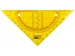 Geodriehoek Aristo GEOflex 14cm flexibel Neon oranje