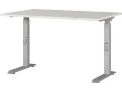 In hoogte verstelbaar bureau,HxBxD 680-910x1200x800mm,blad lichtgrijs