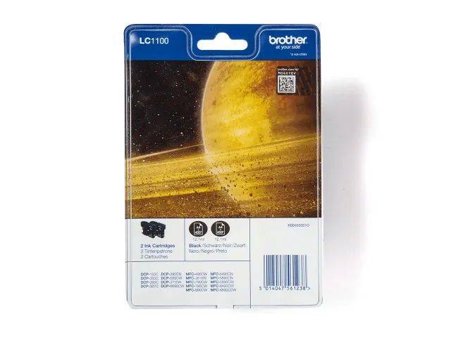 Inktcartridge Brother LC-1100BK2 zwart 2X