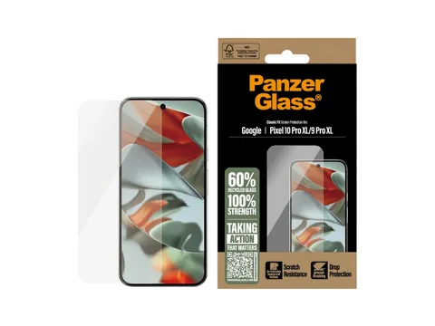 PanzerGlass PG92324, Google, Pixel 10 Pro XL/9 Pro XL, Stootbestendig,