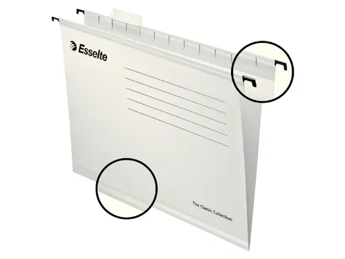 Hangmap Esselte Classic A4 wit V-bodem