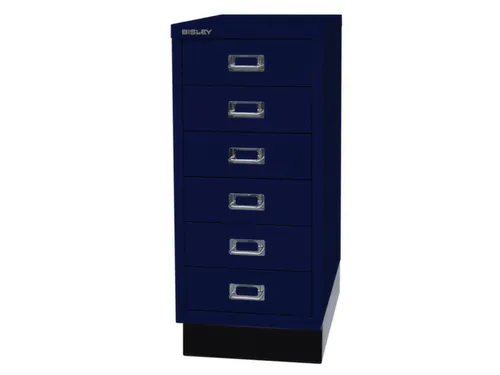 kantoor-ladekast HxBxD 670x279x380mm 6 laden romp oxfordblauw staal