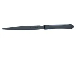 Briefopener MAULpro zwart gecoat rubber heft, zwart gelakt RVS lemmet
