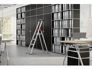 veiligheidsladder,eenzijdig,5 XXL treden,Stand H 1,06m,balk L 1,85m - 4