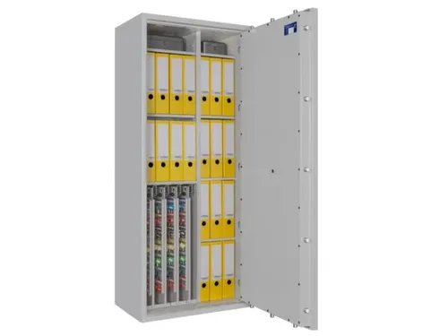 sleutelkluis,HxBxD 1550x650x420mm,448haak,legborden,romp RAL7035