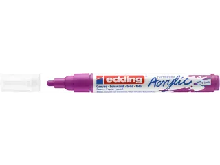 Acrylmarker edding e-5100 medium bessen rood - 1