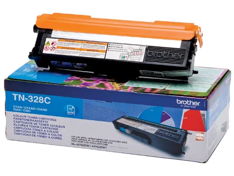 Cartouche toner Brother TN-328C bleu