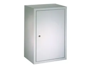 Hangkast 600x400x300mm 1 Verstelbaar Legbord Ral 7035 Front Ral 7035 - 2