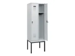 schoollocker,HxBxD 1950x600x500mm,2vak,vak B 300mm,draaigrendel