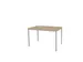 Table Domino Basic 120x80x74cm Havane/cerisier - Cadre Noir