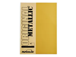 Kopieerpapier Papicolor A4 300gr 3 vel metallic goud - 2