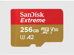 SanDisk microSDXC 256GB+SD Adapater A2 U