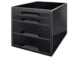Ladenblok Leitz WOW CUBE A4 maxi 4 laden zwart