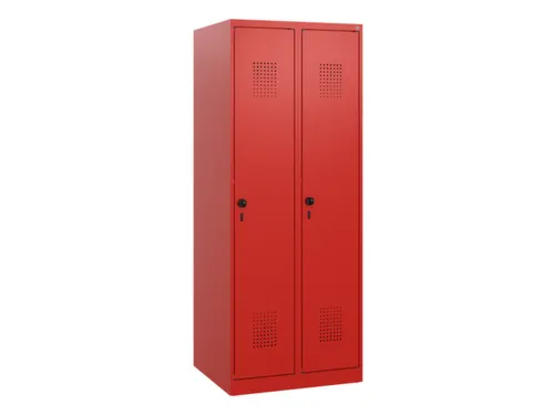 schoollocker,HxBxD 1530x600x500mm,2vak,vak B 300mm,draaigrendel