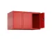 opzetkast,v. locker,3vak.,vak B 300mm,HxBxD 500x900x500mm,cilinderslot