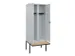 locker voor scheiding van kleding,HxBxD 2120x800x815mm,2vak