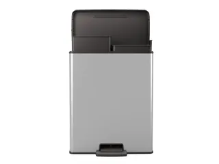 Pedaalemmer Decobin Duo 26+26 Liter Zilver Zwart - 3