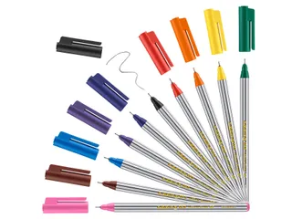 Fineliner Edding 89/10 assorti 0.3mm blister à 10 stuks - 2
