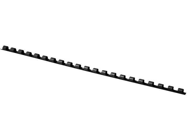 Bindruggen plastic A4 100 stuks 6mm (25 vellen) zwart