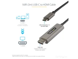 3 Meter USB-C naar HDMI Kabel 4K 60Hz met HDR10 Ultra HD USB Type-C