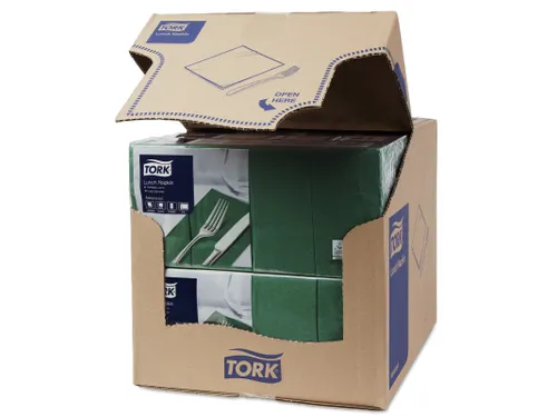Tork 477423 Lunchservet Advanced Donkergroen 33x33cm