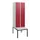 locker met bank,HxBxD 1950x600x815mm,2vak,vak B 300mm,cil.-slot