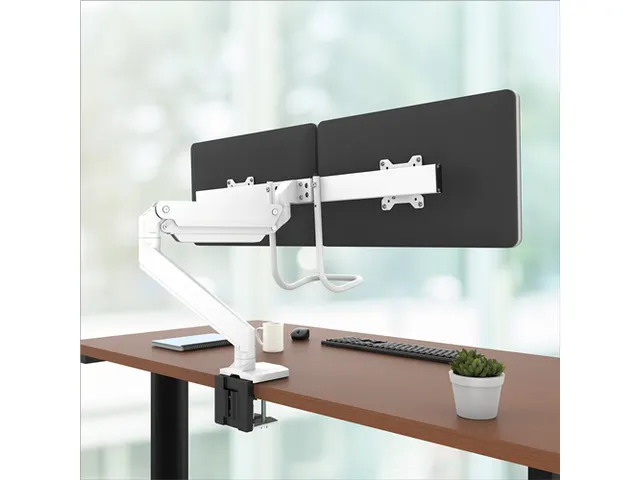 Monitorarm Fellowes Eppa voor 2 Schermen Crossbar wit