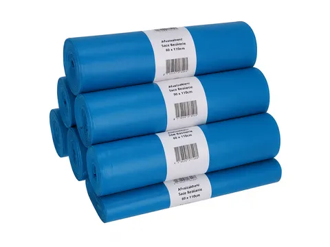 Afvalzak Cleaninq 80x110cm LDPE T60 140l blauw Voordeelbundel