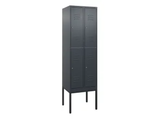 dubbeldekse locker,HxBxD 2120x600x500mm,2x2vak.,vak B 300mm - 1