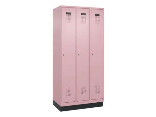 locker voor scheiding van kleding,HxBxD 1950x900x500mm,3vak