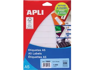 Etiketten 12x18mm Print & Write Wit - 2