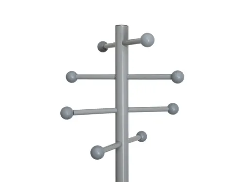 Kapstok MAULsaphir Lite standvoet 171cm grijsmetaal 8 haken