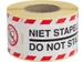 etiketten Niet stapelen 46 x 125 mm 250 stuks
