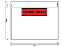 Paklijstenveloppen C6 250 Stuks Bedrukt Documents Enclosed
