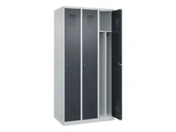 locker voor scheiding van kleding,HxBxD 1850x900x500mm,3vak