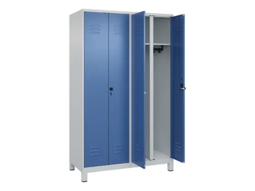 locker voor scheiding van kleding,HxBxD 1950x1200x500mm,4vak