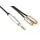 RCA-Jack Kabel - 2 x RCA Mannelijk Naar Jack 6.35mm - Stereo - 6m