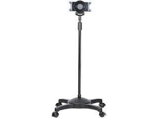 Mobiele Tablet Standaard op wielen voor tablets van 7 tot 11 inch - 1