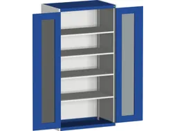systeemkast,HxBxD 2000x1050x650mm,4xStalen bodem,5-punts sluitsysteem
