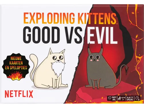 Kaartspel Exploding Kittens Good vs. Evil 7+