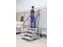 bordestrap,verrijdbaar,bordes H 0,6m,3treden,aluminium
