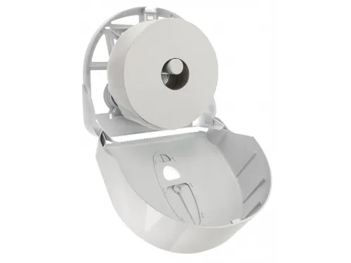 Kunststof Toiletpapier Jumborol dispenser Maxi Wit