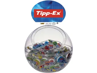 Correctietape Tipp-Ex mini pocket mouse 5mmx6m display à 30 +10 grati - 2
