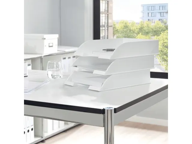 Corbeille à courrier Leitz 5227 Plus Standard blanc