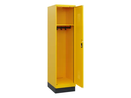schoollocker,HxBxD 1630x400x500mm,1vak,vak B 400mm,cil.-slot,sokkel
