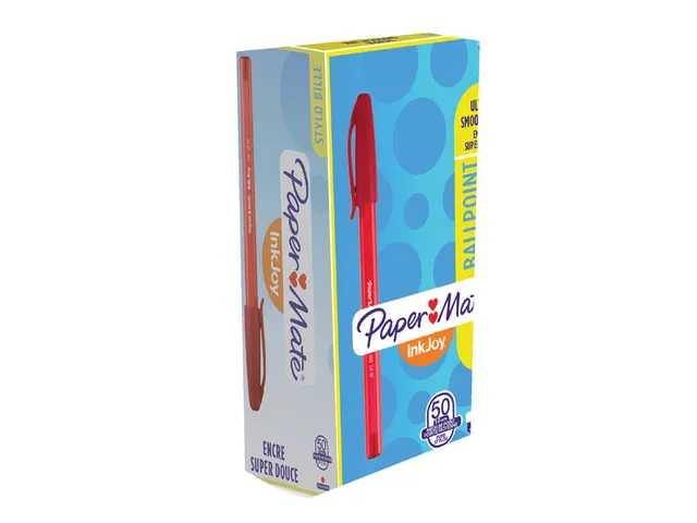Balpen Paper Mate Inkjoy 100 medium rood