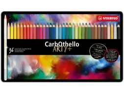 Kleurpotloden STABILO CarbOthello kalkpastel assorti blik à 36 stuks