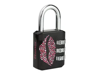 Hangslot Masterlock 3-cijfer combinatie 30mm Kus patroon - 1