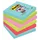 Memoblok 3M Post-it 654 Super Sticky 76x76mm Miami Assorti